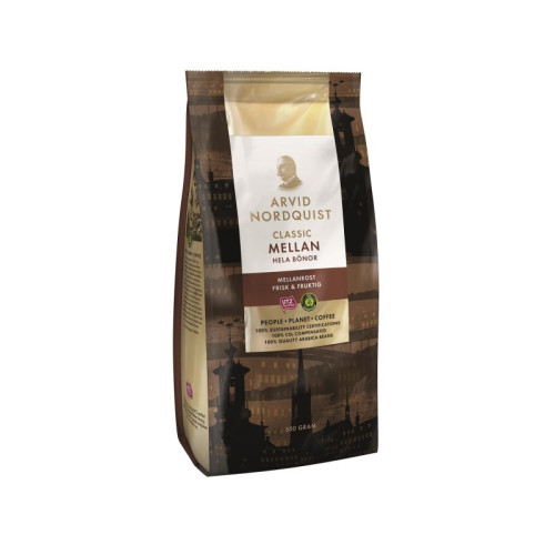 ARVID NORDQUIST Classic vidutiniškai skrudintos kavos pupelės 500g | Multum