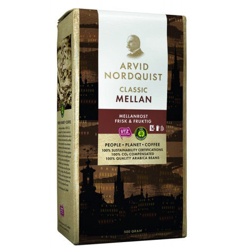 ARVID NORDQUIST Classic vidutiniškai skrudinta malta kava 500g | Multum
