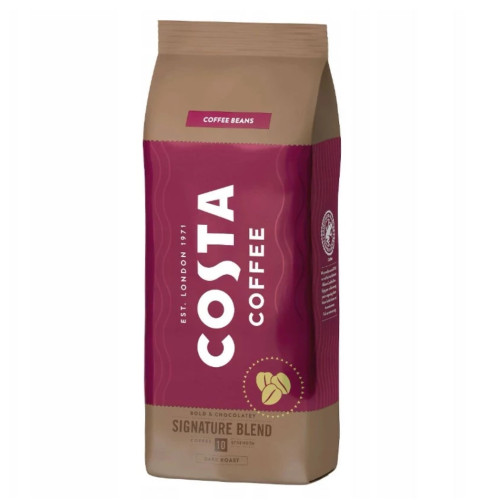 COSTA COFFEE Signature Blend tamsiai skrudintų kavos pupelių 1000g | Multum