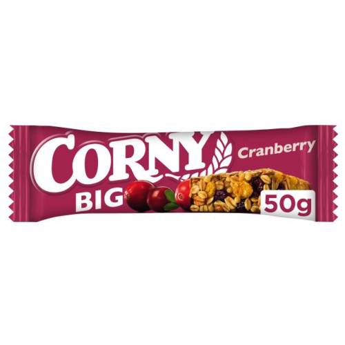 CORNY BIG spanguolių musli batonėlis 50g | Multum