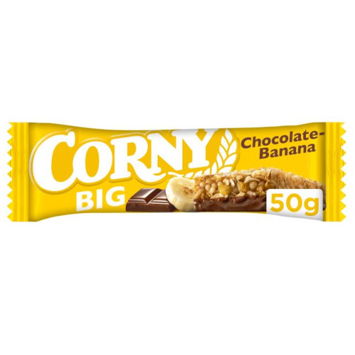 CORNY BIG šokoladinis-bananinis musli batonėlis 50g | Multum