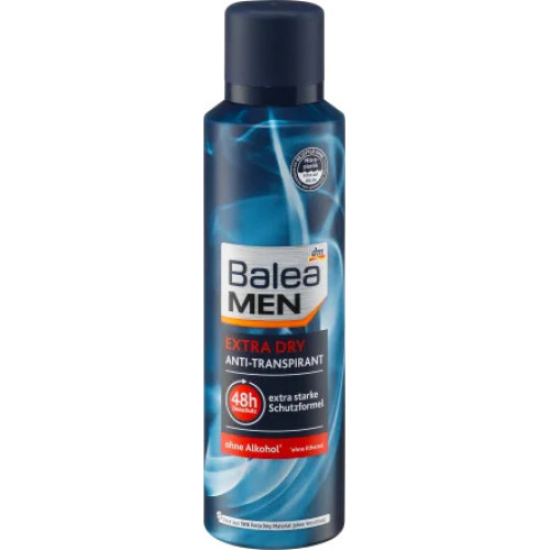 BALEA Men Extra Dry dezodorantas vyrams 200ml | Multum