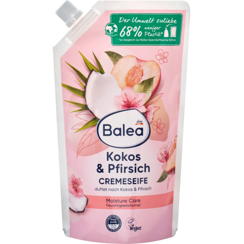 BALEA skystas muilas su kokosų ir persikų aromatu 500ml | Multum
