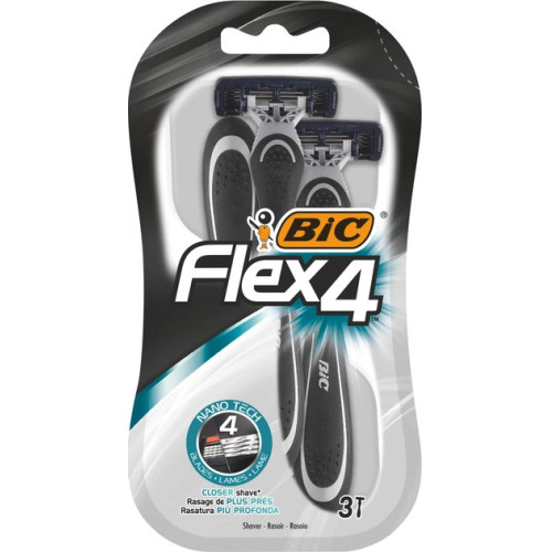 BIC Flex 4 peiliukai 3 vnt | Multum