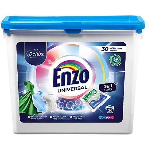 ENZO Universalios skalbinių plovimo kapsulės 30 vnt | Multum