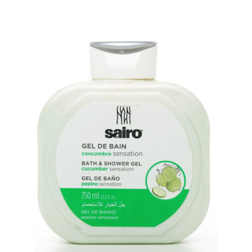 SAIRO vonios ir dušo želė su agurkų aromatu 750ml | Multum