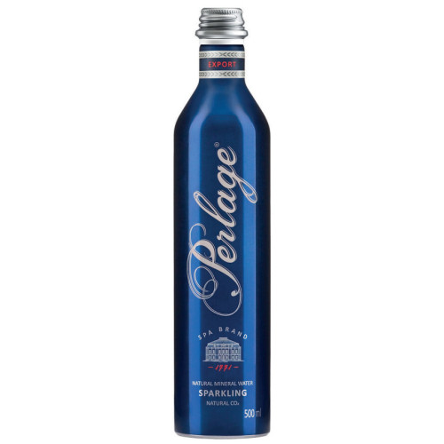 PERLAGE lengvai gazuotas mineralinis vanduo, ALU buteliuke 500ml | Multum