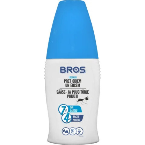 BROS skystis nuo uodų ir erkių 100ml | Multum