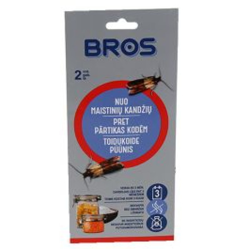 BROS priemonė nuo maistinių kandžių 2 vnt | Multum