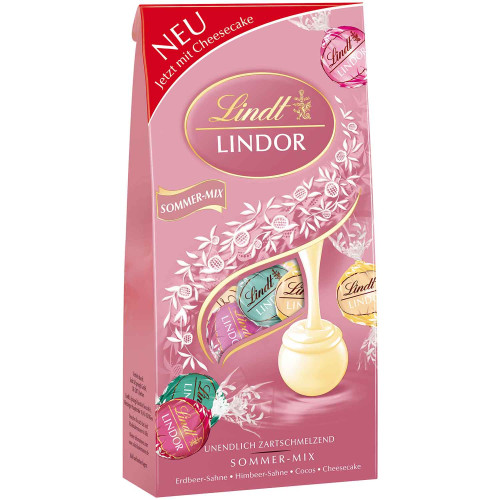 LINDT Sommer-Mix šokoladinių saldainių pasirinkimas 137g | Multum