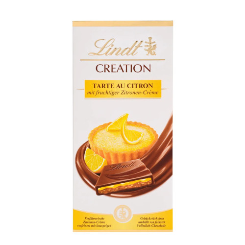 LINDT Creation šokoladinio plytelės citrinų pyragas 150g | Multum