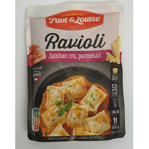 PAUL & LOUISE Ravioli su kumpiu ir parmezanu 300 g | Multum