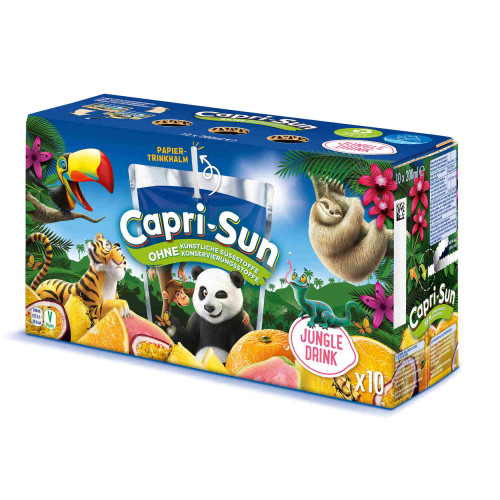 CAPRI-SUN Jungle sulčių gėrimas (200mlx10 pak.) | Multum