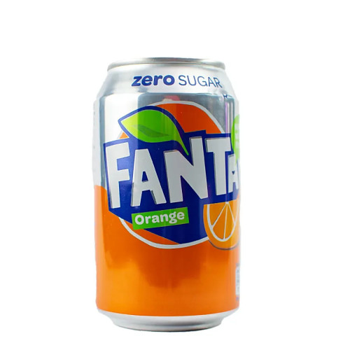 FANTA Zero Orange, 330 ml talpos skardinėje | Multum