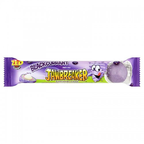 JAWBREAKER Juodųjų serbentų kramtomoji guma 41,3g | Multum