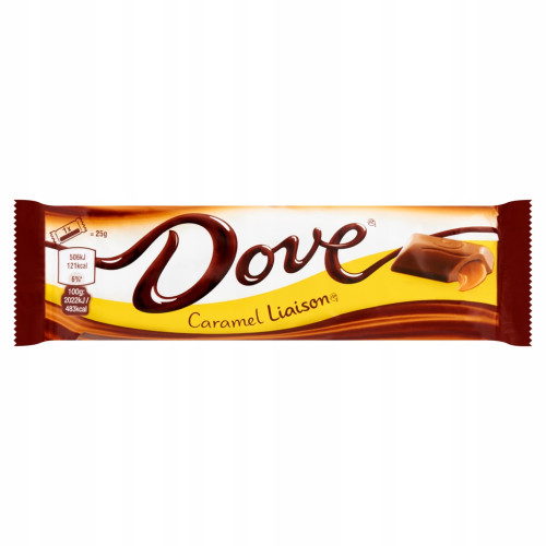 DOVE Caramel šokolado plytelė 50g | Multum