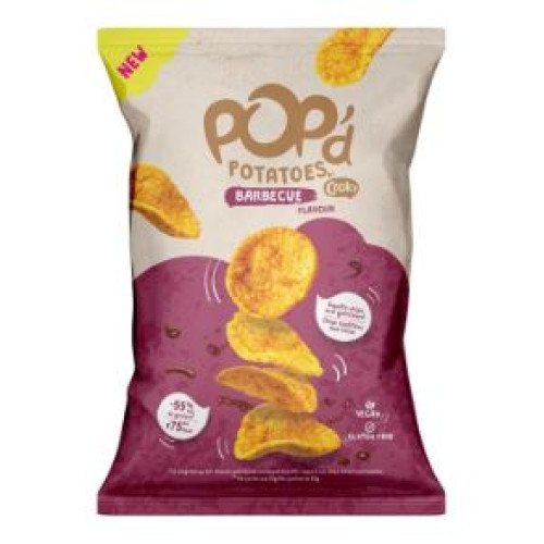 CROKY Pop'd Potatoes Barbekiu traškučiai 23g | Multum