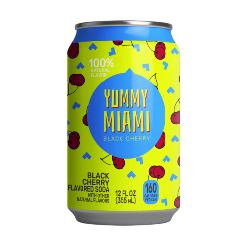 YUMMIE MIAMI USA Black Cherry limonadas, skardinėje 355ml | Multum