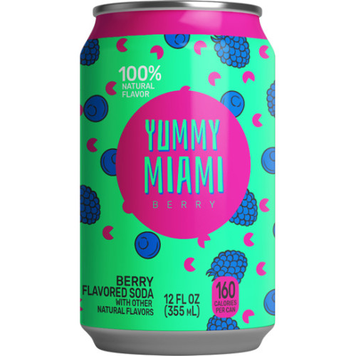 YUMMIE MIAMI USA Uogų limonadas, skardinėje 355ml | Multum