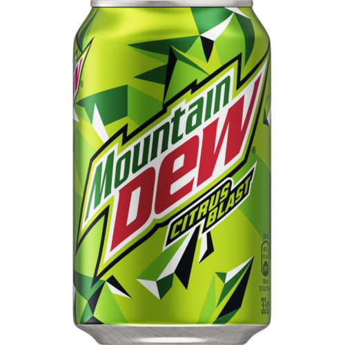 MONTAIN DEW Citrus Blast limonadas, 330ml skardinėje | Multum