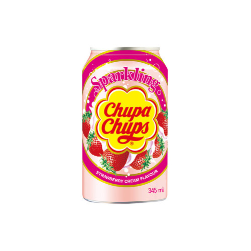 CHUPA CHUPS braškių kreminis limonadas, skardinėje 345ml | Multum