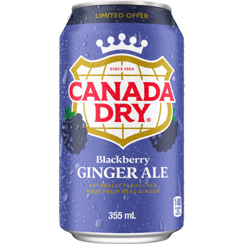 CANADA DRY USA Lemonade Blackberry Ginger Ale 355ml | Multum