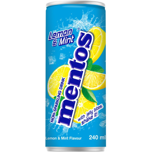 MENTOS Limonadas Citrina ir mėta, skardinė 240ml | Multum