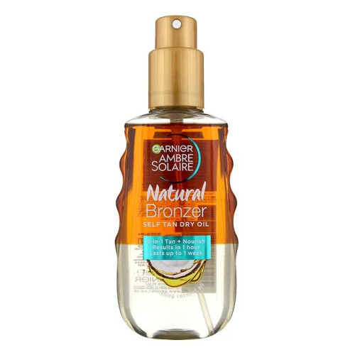 GARNIER Natural Bronzer 2in1 tonizuojantis apsauginis aliejus nuo saulės 150ml | Multum