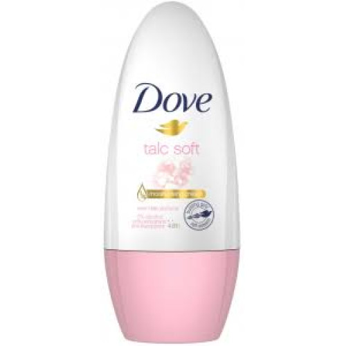 DOVE Talc Soft dezodorantas - ritinėlis 50ml | Multum