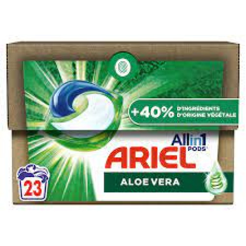 ARIEL Aloe Vera skalbinių ploviklio kapsulės 23 vnt | Multum