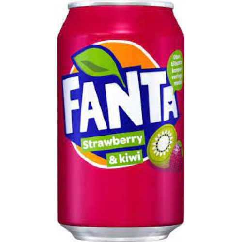 FANTA Strawberry & Kiwi, 330 ml talpos skardinėje | Multum