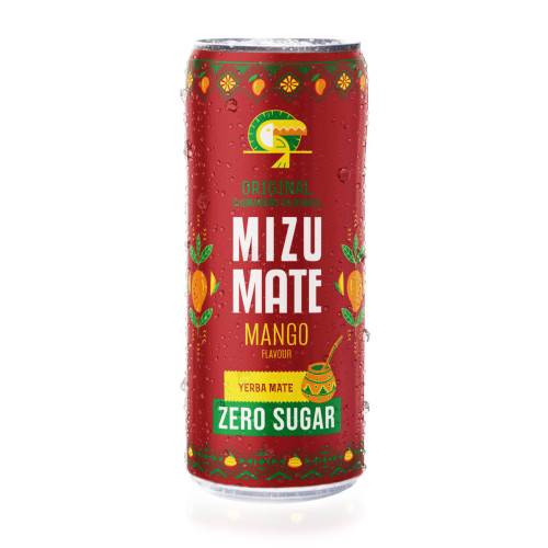 PEEL MATE arbatos gėrimas su Yerba Mate Mango Zero 330ml | Multum