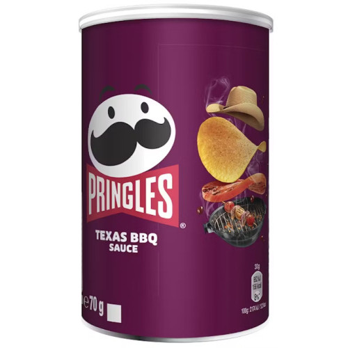 PRINGLES traškučiai Texas BBQ padažas 70g | Multum