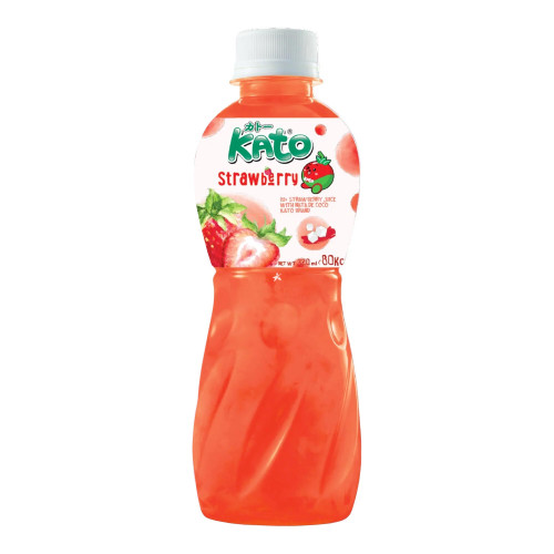 KATO braškių Nata De Coco gėrimas 320ml | Multum