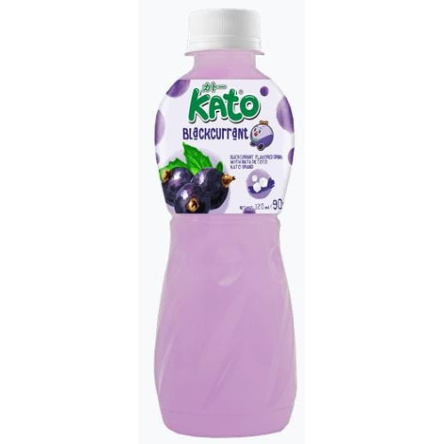 KATO juodųjų serbentų Nata De Coco gėrimas 320ml | Multum