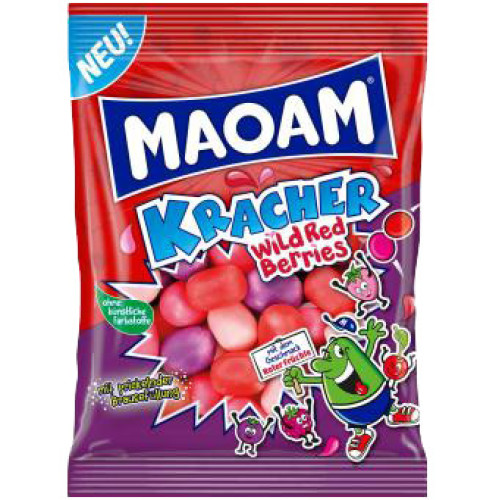 MAOAM laukinių raudonų uogų kramtomieji saldainiai 200g | Multum