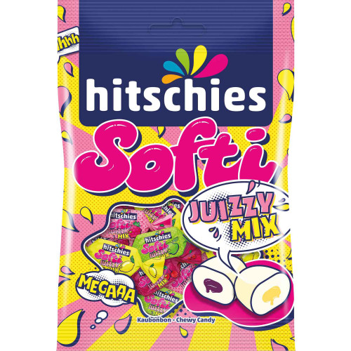 HITSCHIES Softi Juizzy Mix kramtomieji saldainiai 90g | Multum