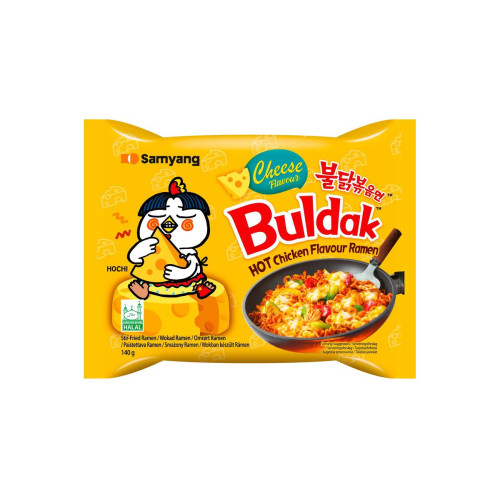 SAM YANG karšto vištienos sūrio makaronai 140g | Multum