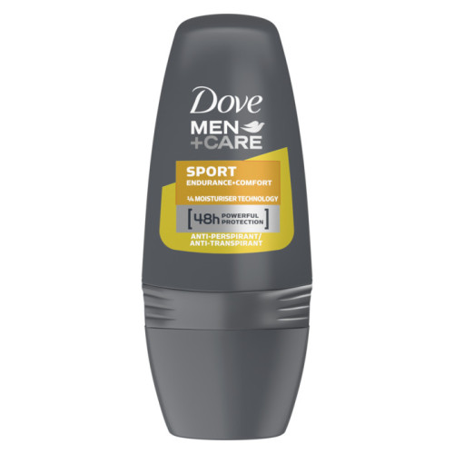 "DOVE Men+Care" sportinis ištvermės dezodorantas - ritinėlis 50ml | Multum