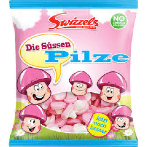 SWIZZELS Saldūs grybai Zefyrai 100g | Multum