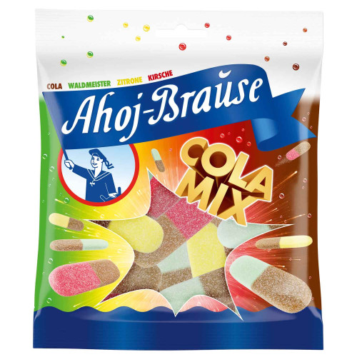 AHOY-BRAUSE Cola Mix kramtomieji saldainiai 150g | Multum