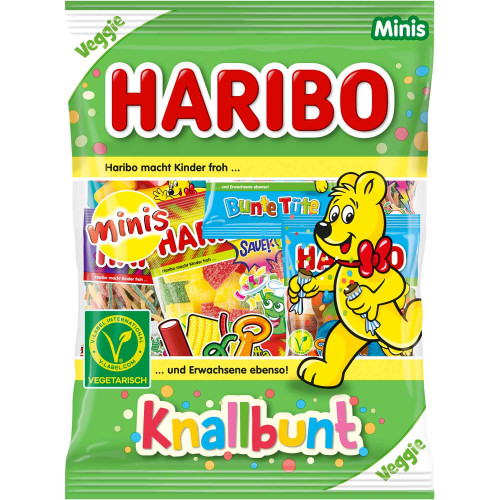 HARIBO Knallbunt Minis želė saldainiai 230g | Multum