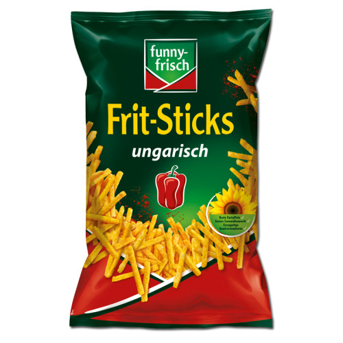 FUNNY-FRISCH Frit-Sticks Ungarisch bulvių šiaudeliai 100g | Multum