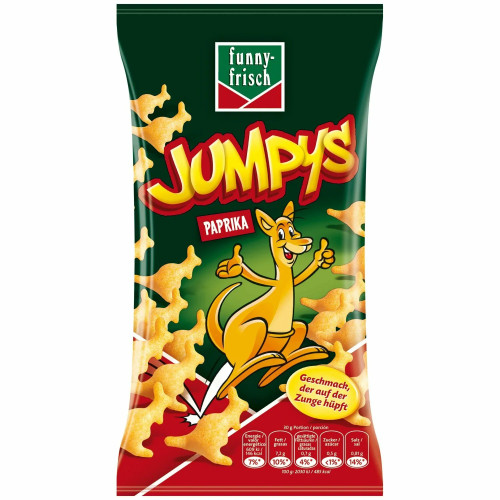 FUNNY-FRISCH Jumpy Paprika Kukurūzų užkandis 75g | Multum