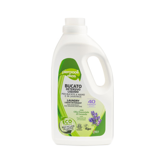 PIERPAOLI EKOS skalbinių ploviklis (rankų plovimo ir skalbimo mašinai) (40x) 2000ml | Multum