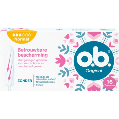 O.B. Originalūs normalūs tamponai 16vnt | Multum