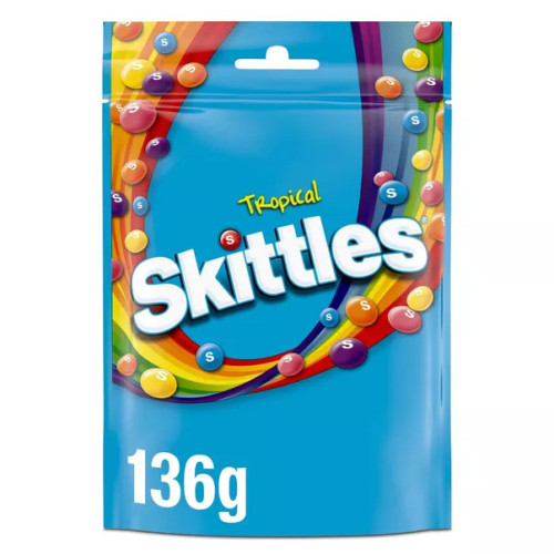 SKITTLES Tropinės dražės 136g | Multum