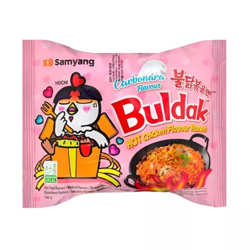 SAMYANG Buldak kremas Carbonara makaronai 130g | Multum