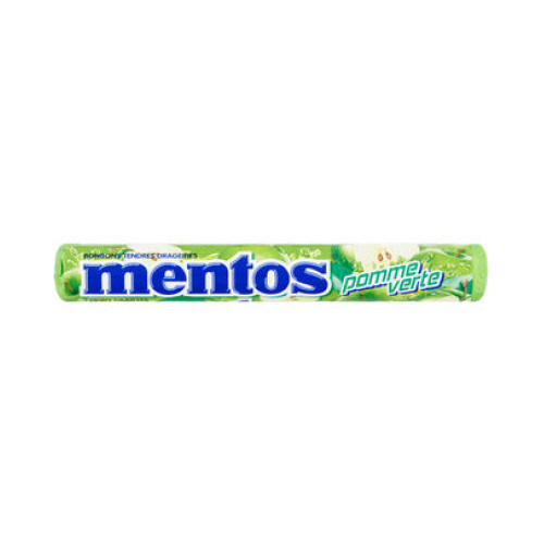 MENTOS Green Apple kramtomieji saldainiai 37.5g | Multum