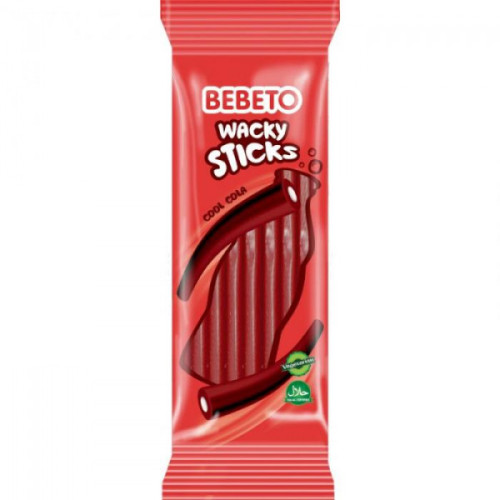 BEBETO Wacky lazdelės Cola želė saldainiai 160g | Multum